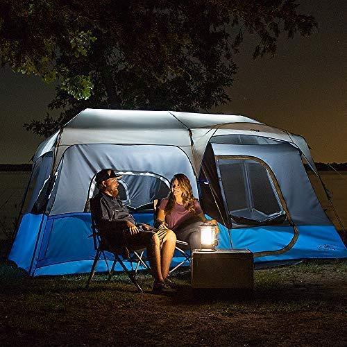 Core Equipment Lighted 9 Person Instant Cabin Tent