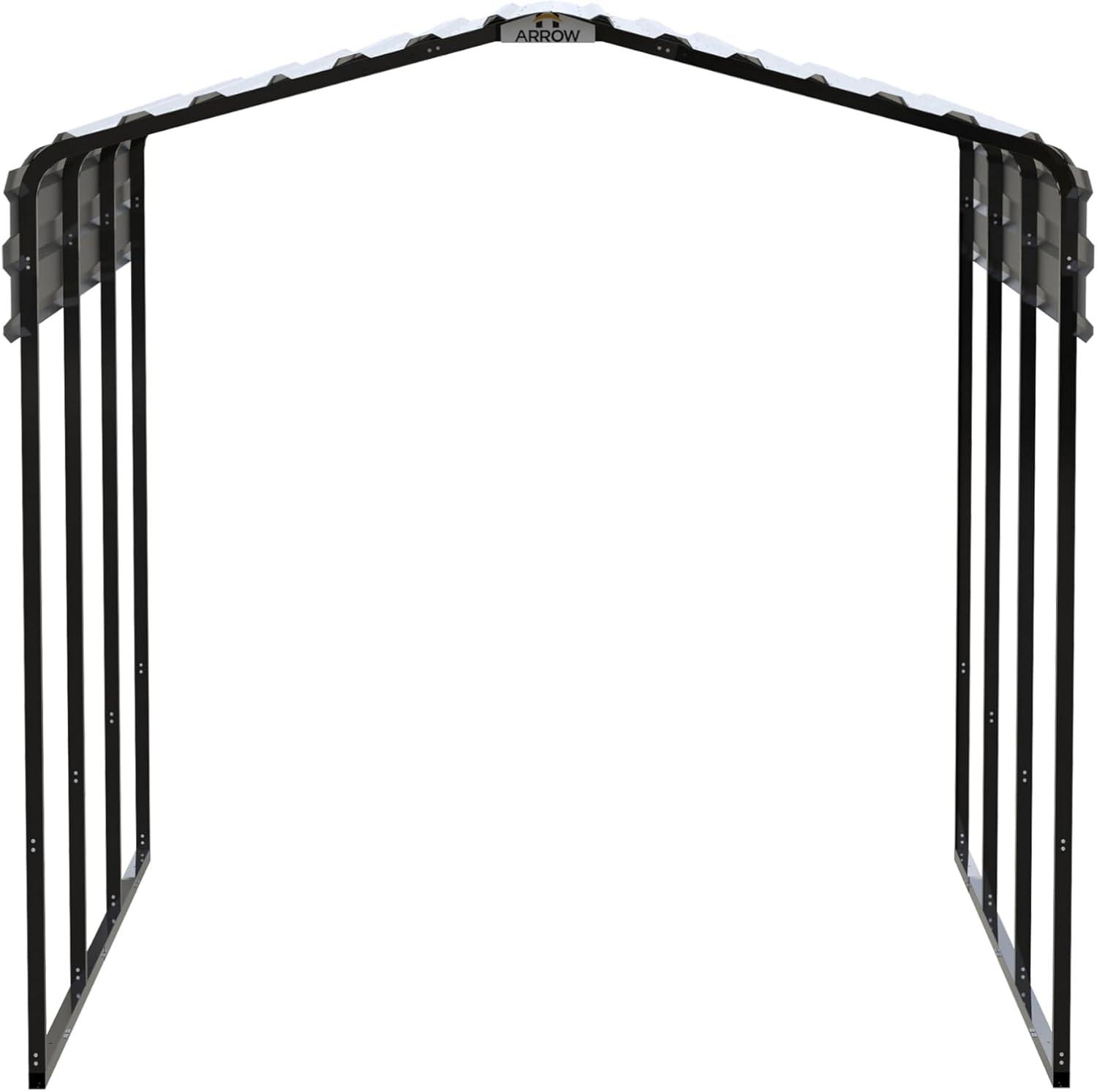 Arrow Arrow Galvanized Steel Carport, 10x15x9