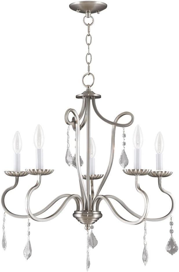 Livex Lighting Callisto 5 - Light Chandelier in  Brushed Nickel