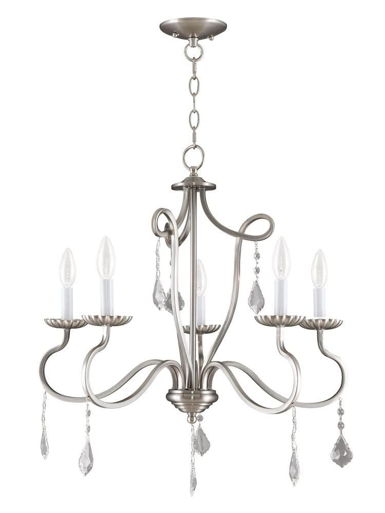 Livex Lighting Callisto 5 - Light Chandelier in  Brushed Nickel
