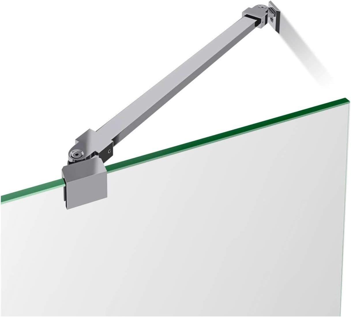 Aqua Ultra 57 "W x 58" H Semi-Frameless Tub Door with Return Panel