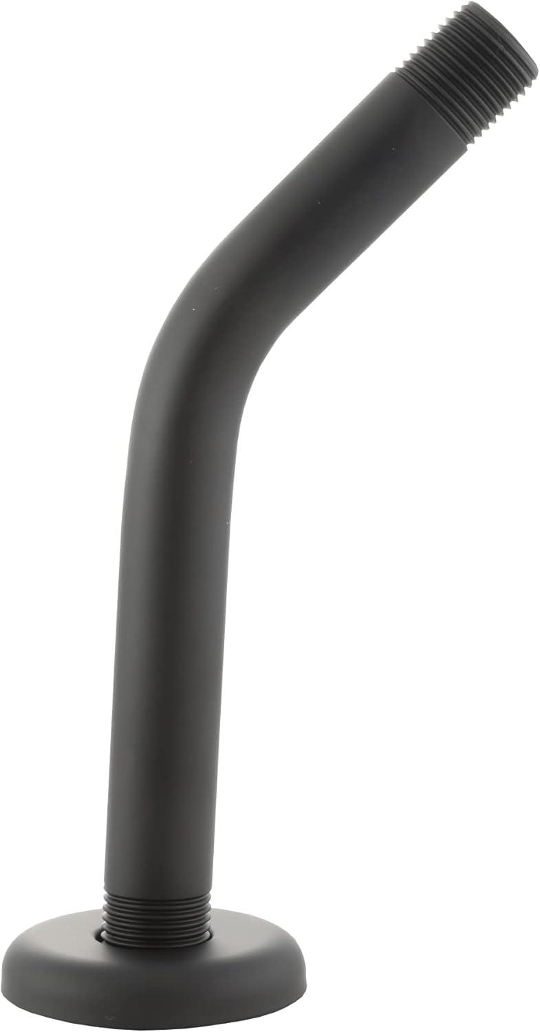 Danco 8 in. Shower Arm with Flange in Matte Black (11095)