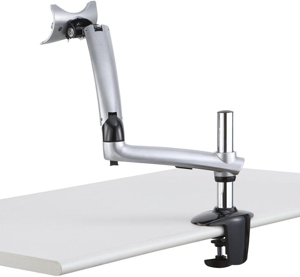 Silver Adjustable Aluminium Desk Mount for Apple Monitors