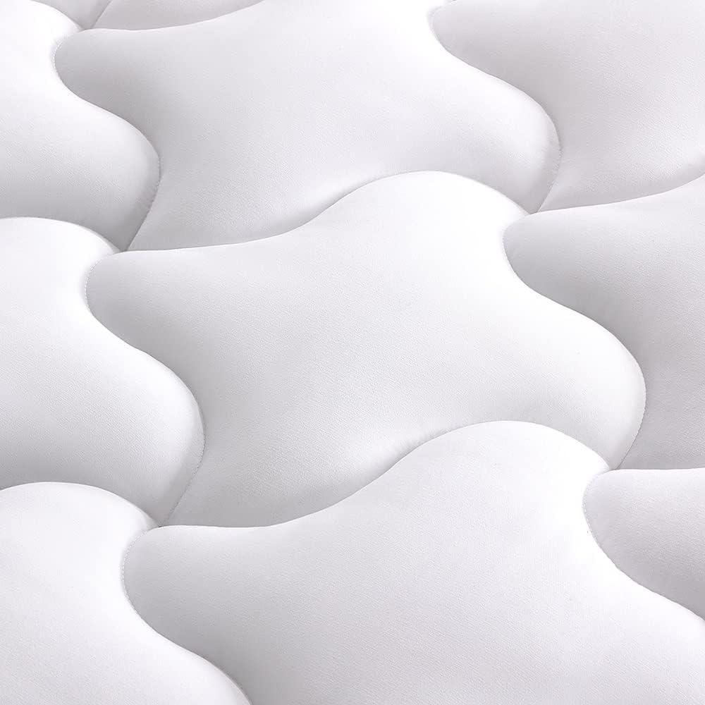 Twin XL White Cooling Down Alternative Mattress Pad