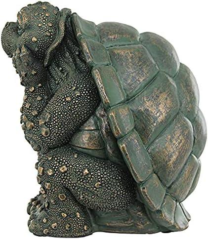 Design Toscano The Thinker Turtle Garden Statue
