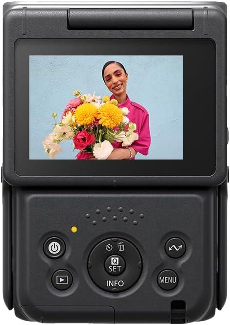 Canon PowerShot V10 - Digital camera - compact - 20.9 MP - 4K / 29.87 fps - Wi-Fi, Bluetooth - silver