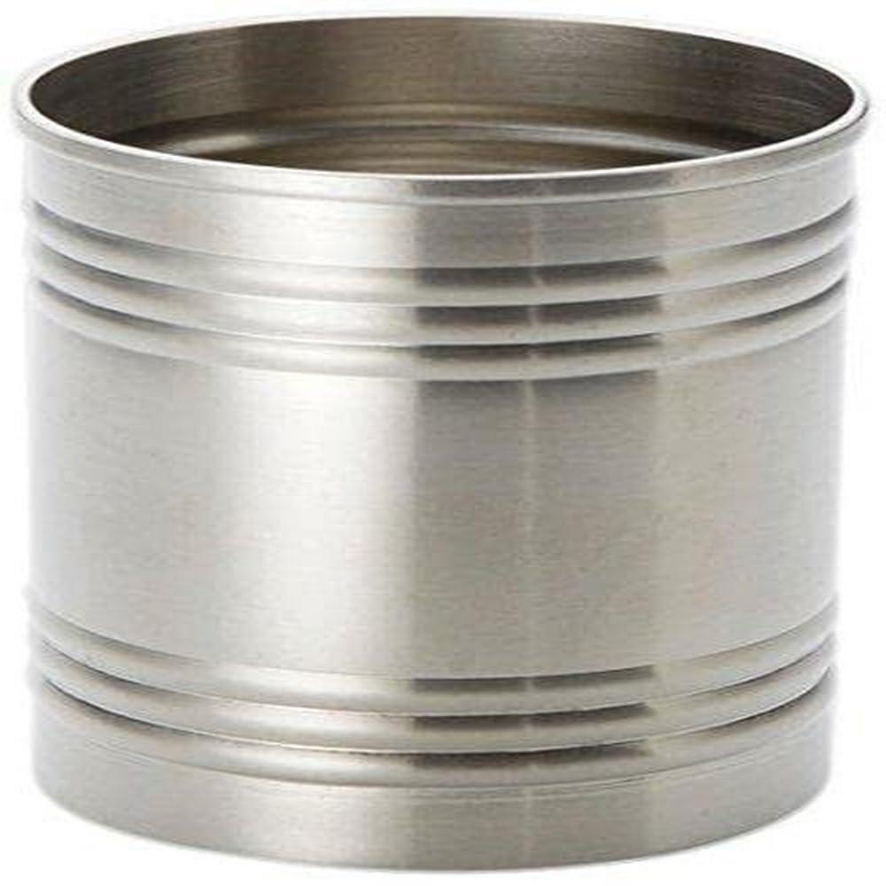 Stainless Steel Three-Ring Fry Can, 12 oz Capacity