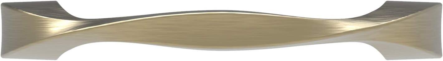 Twist Kitchen Cabinet Handles, Solid Core Drawer Pulls for Cabinet Doors, 3-3/4" (96mm)