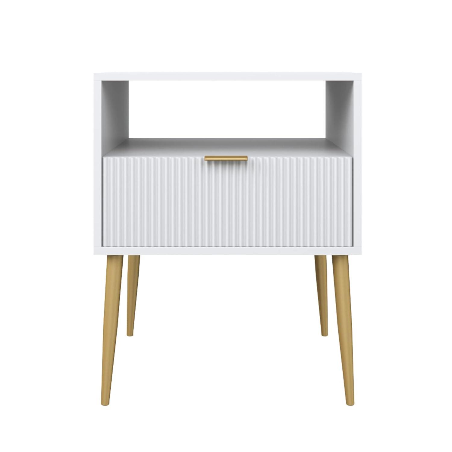Nathan James 20'' W Metal Nightstand