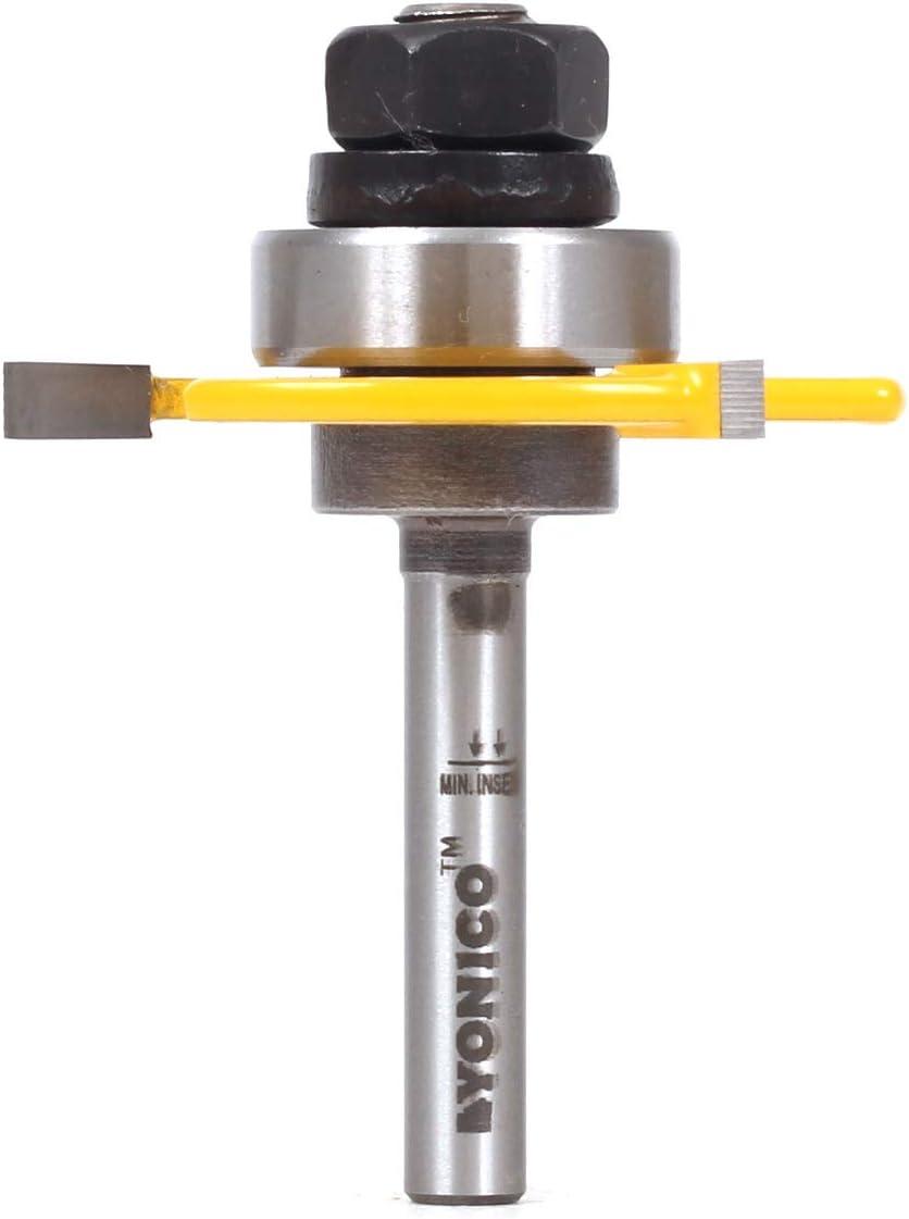 YONICO Biscuit Cutter Joint Slot Router Bit #20 1/4-Inch Shank 14182q