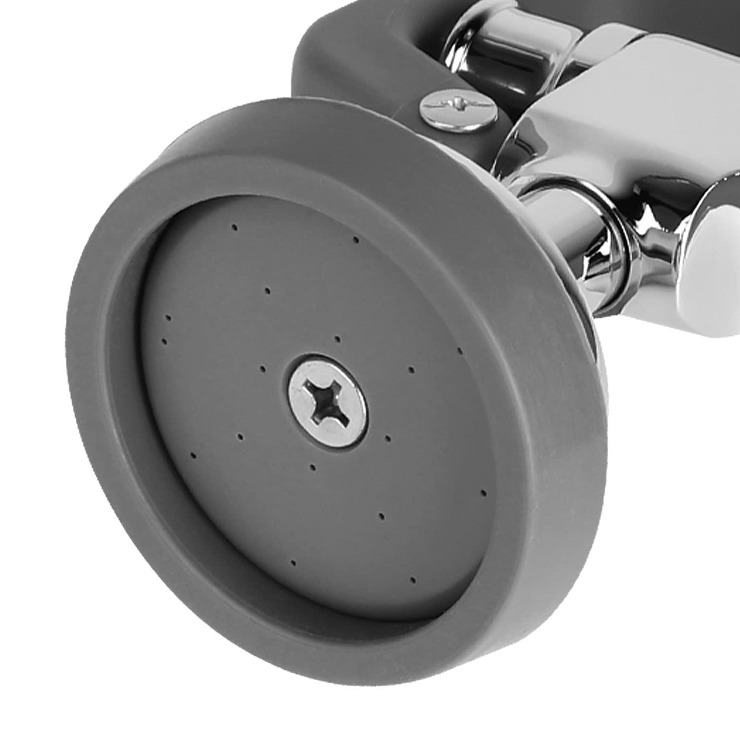 KWODE Pre-rinse Spray Valve Head for All Commercial Kitchen Sink Faucet, High Pressure Dish Sprayer Nozzle with Hand Grip Assembly Replacement Kit for Restaurant Industrial Faucets Black