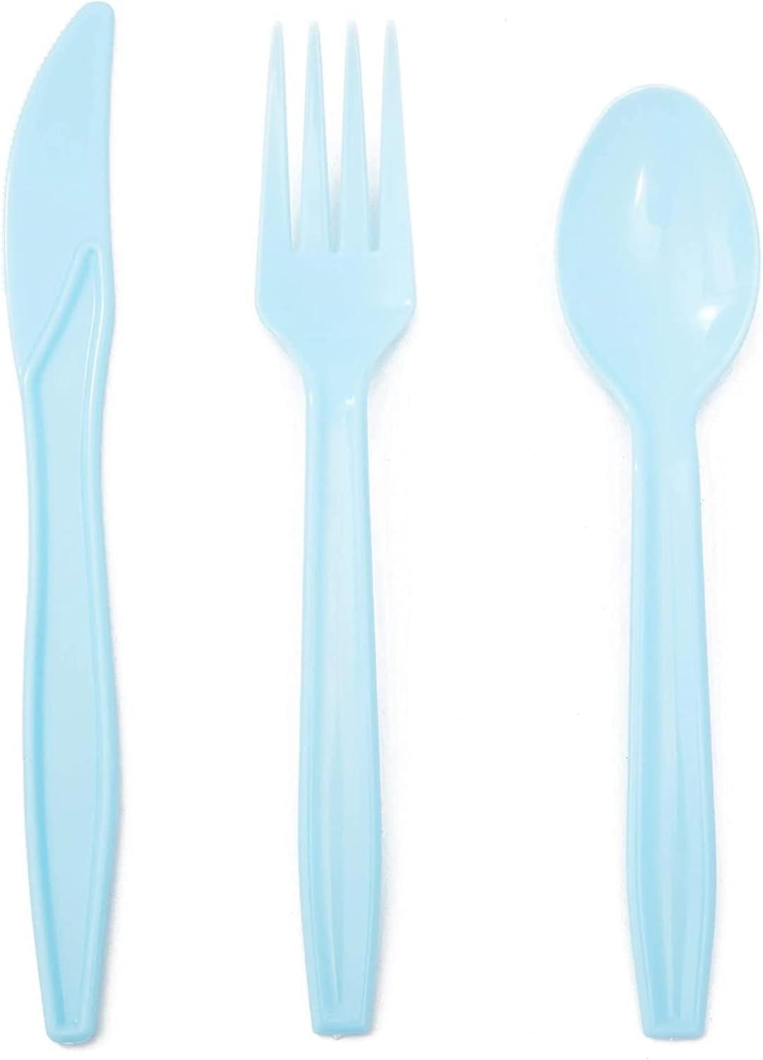 Juvale 144-Piece Serves 24 Cloud Themed Party Supplies - Disposable Plates, Napkins, Cups & Cutlery