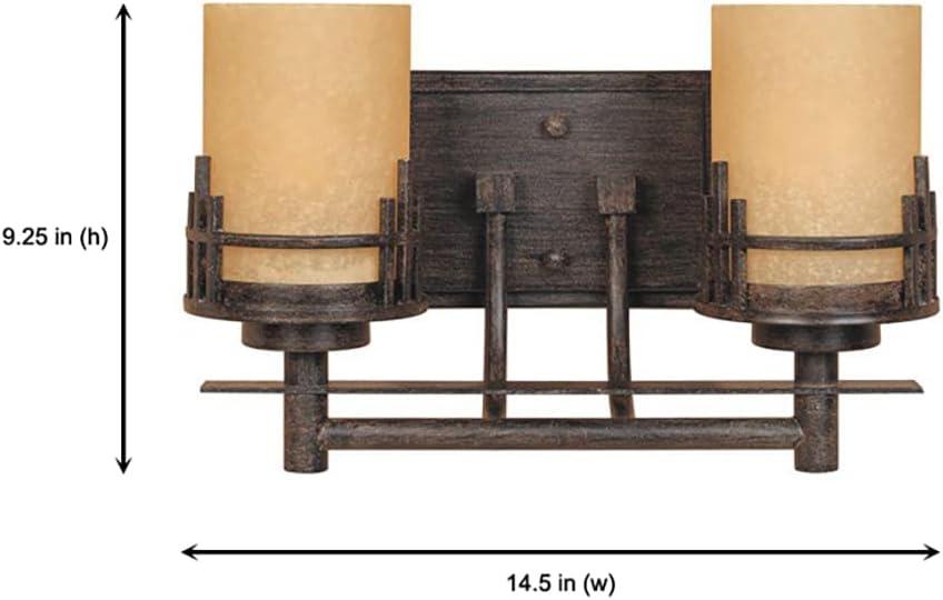 82101-WM Wall Sconce, Warm Mahogany