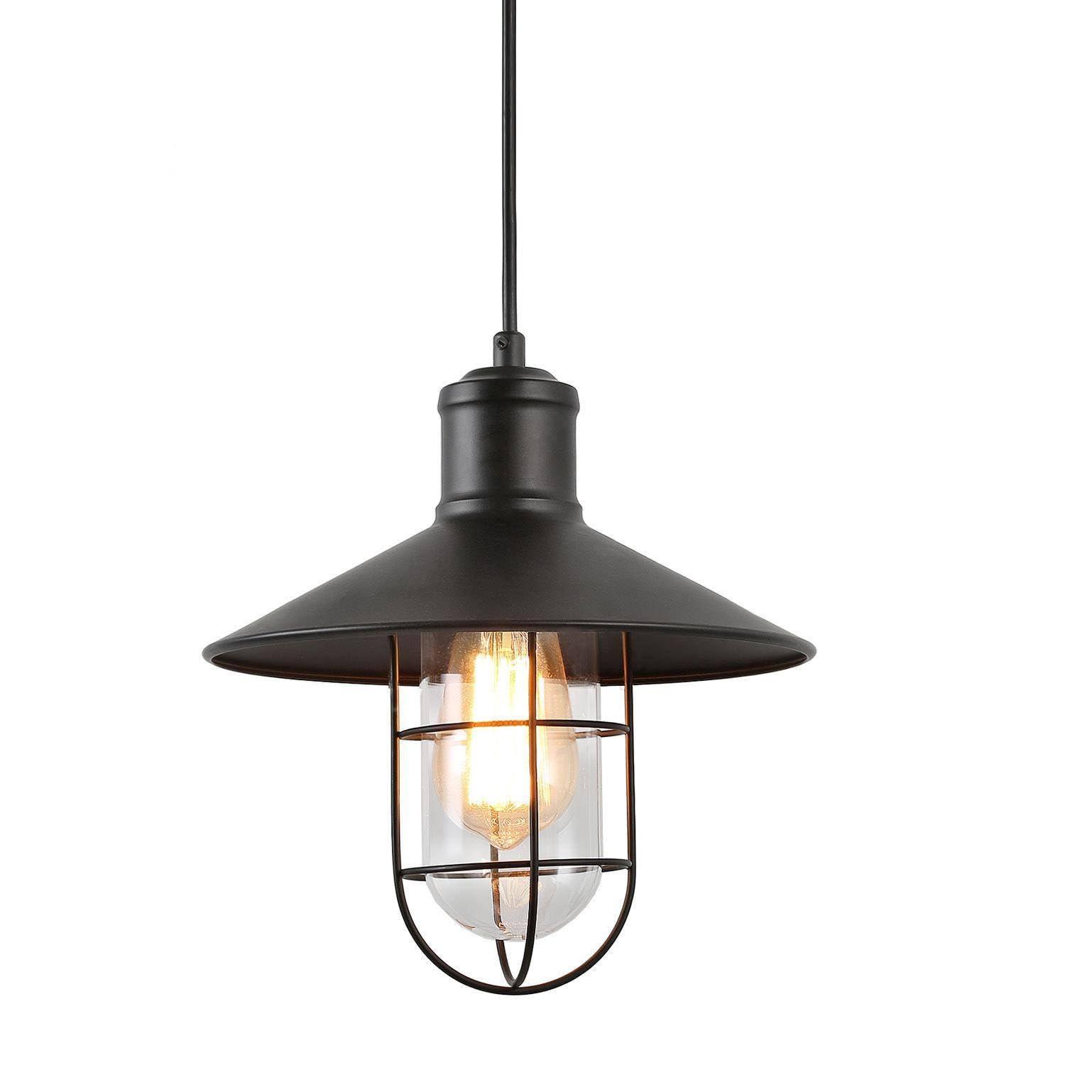 1 - Light Satin Black Single Pendant