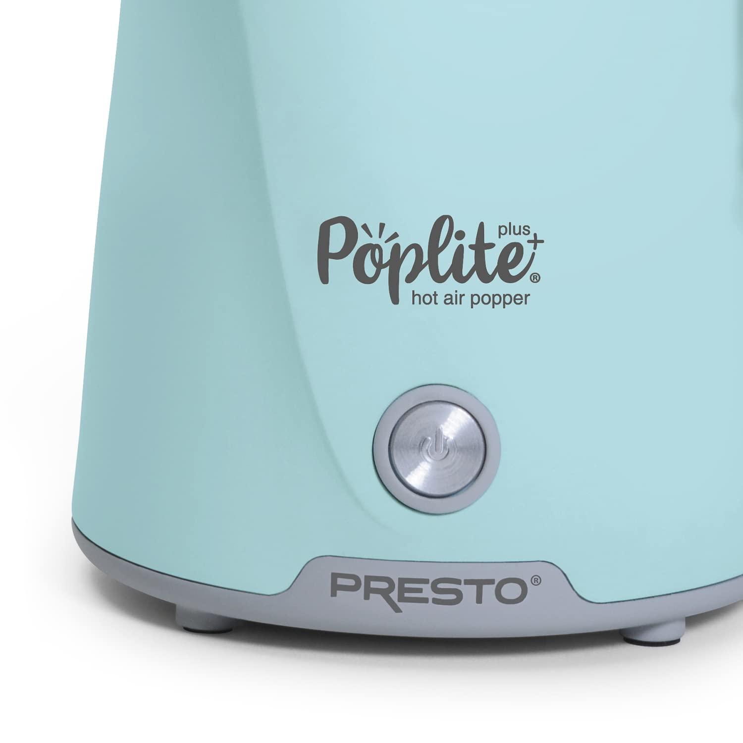 Presto Poplite Plus Hot Air Popper Blue Hot Air Electric Popcorn Popper