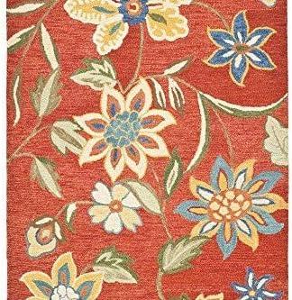 Blossom BLM673 Hand Hooked Area Rug  - Safavieh