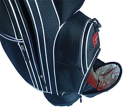 Founders Club Generation 2 Organizer Golf Cart Bag for Men with 14 Way Head Lock Anti Rattle Divider Top