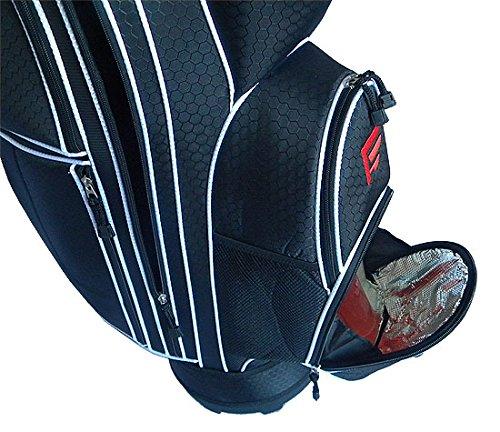 Founders Club Generation 2 Organizer Golf Cart Bag for Men with 14 Way Head Lock Anti Rattle Divider Top