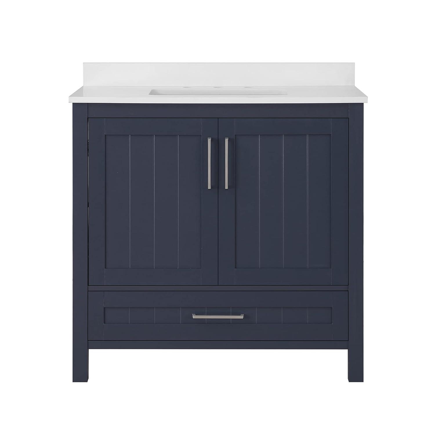 Ove Decors OVE Decors Kansas 36" Single Bathroom Vanity, in Midnight Blue Finish