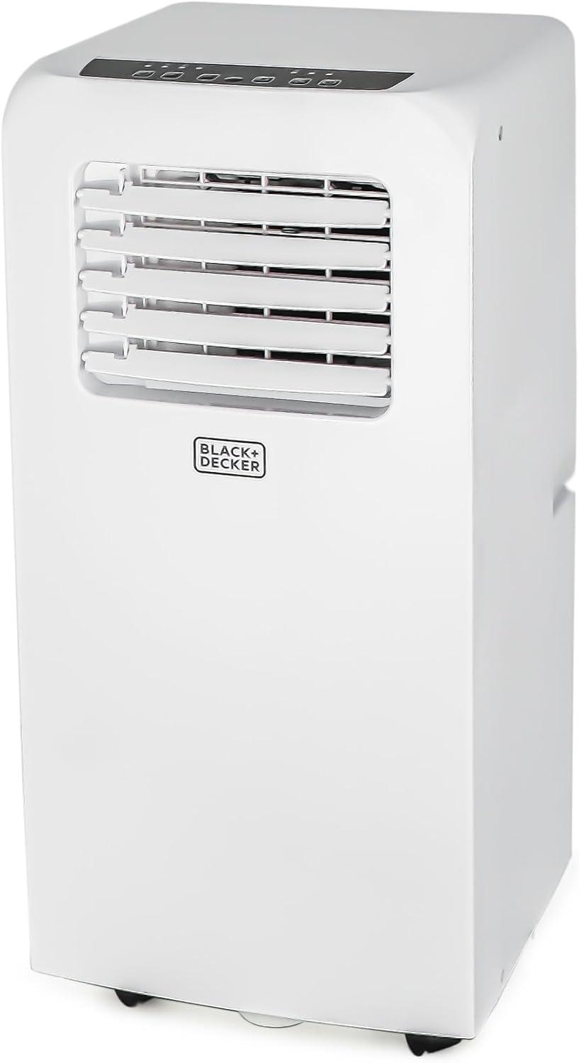 BLACK+DECKER BP05PWA 5,000 BTU SACC/CEC (8,000 BTU ASHRAE) Portable Air Conditioner, White