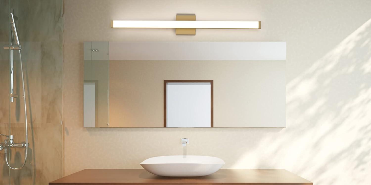 Polished Chrome 18-Inch Dimmable LED Bathroom Vanity Light