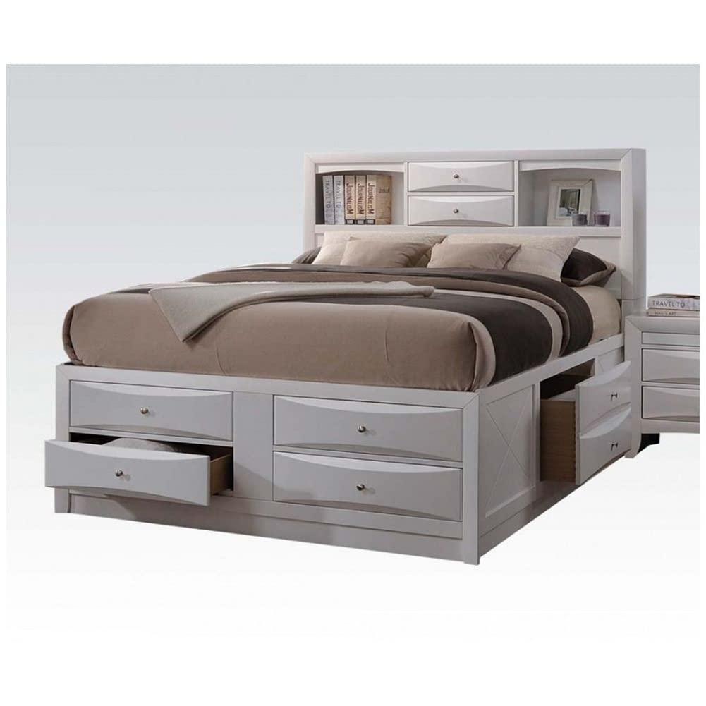 Acme Furniture 86" Full Ireland Bed White