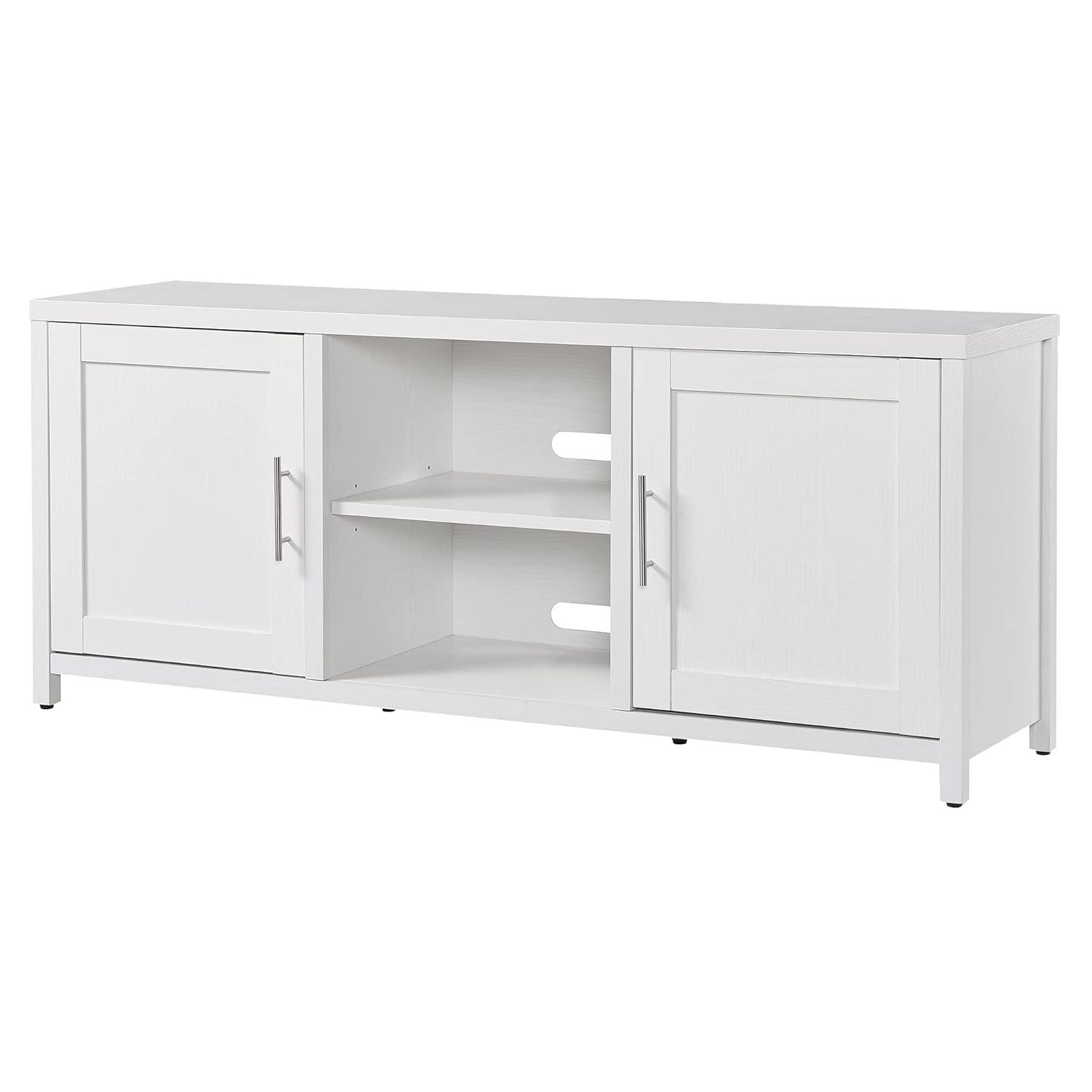 Evelyn&Zoe Strahm Rectangular TV Stand for TV's up to 65", White