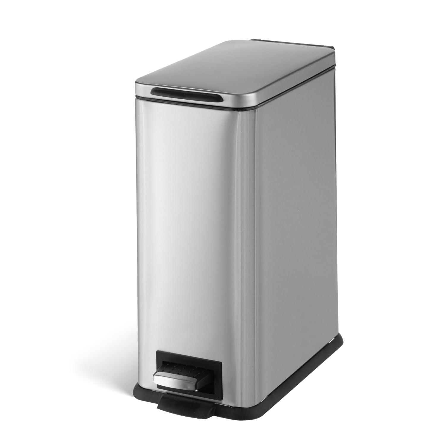 2.5 Gallon Slim Trash Can, for Bathroom and Office