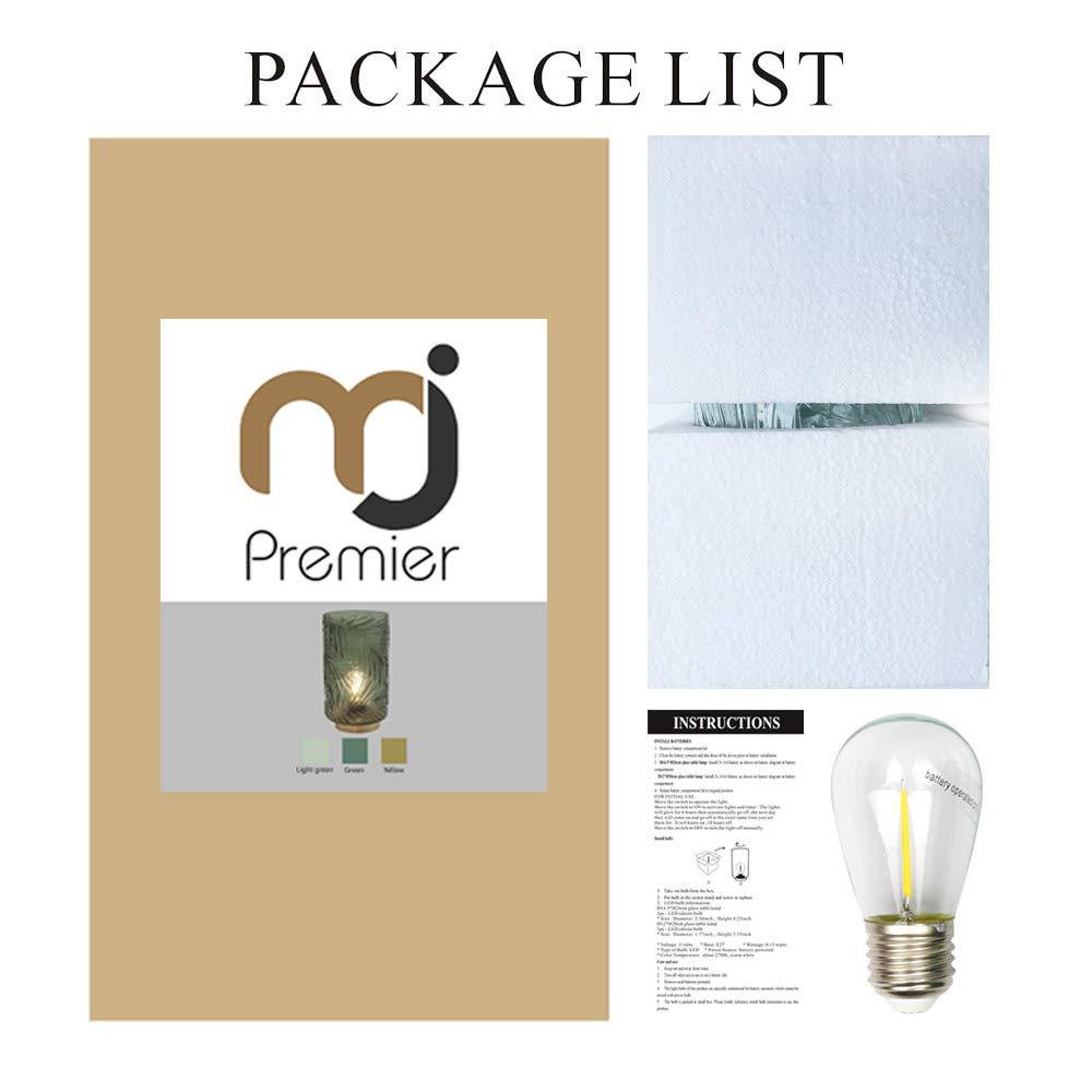 Tiprol Battery Operated Table Lamp with Timer,Cordless Lamps Decorative Lights