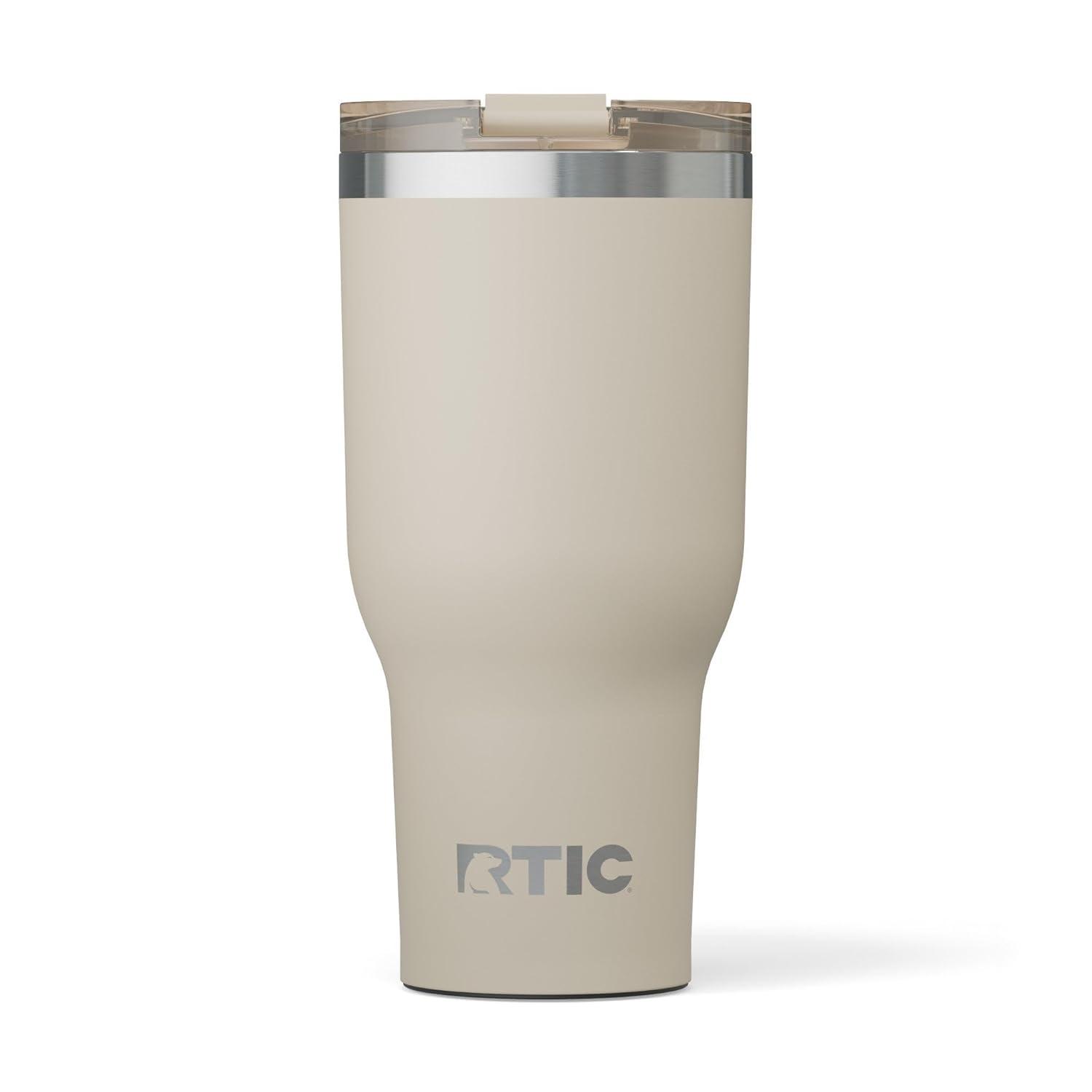 RTIC 40 oz Ceramic Lined Insulated Essential Tumbler, Leak-Resistant Lid, Navy