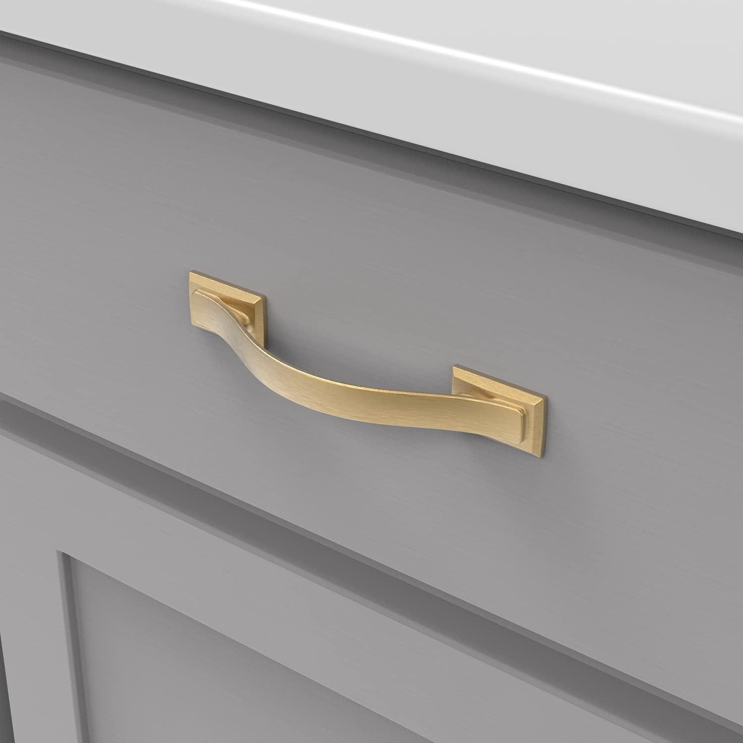 Dover Kitchen Cabinet Handles, Solid Core Drawer Pulls for Cabinet Doors, 3"