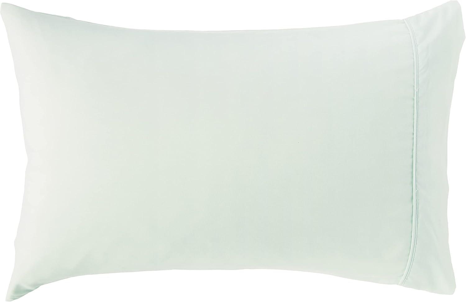 Bed-in-A-Bag Solid Color Comforter & Sheet Set Soft All Season Bedding, Twin, Mint