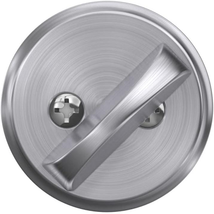 Schlage B80 Cerrojo Residencial de una Cara - Cromado