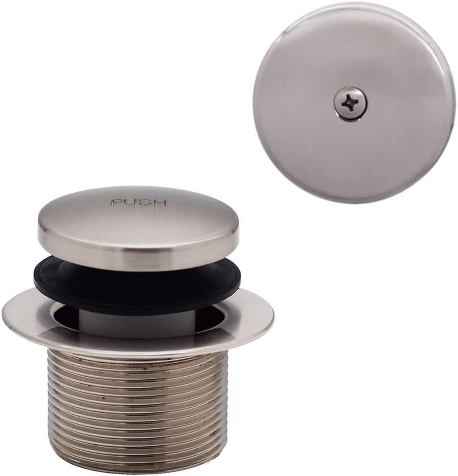 Westbrass 1-1/2" Coarse Thread Tip-Toe Bathtub Leg Drain with One-Hole Overflow D93-07