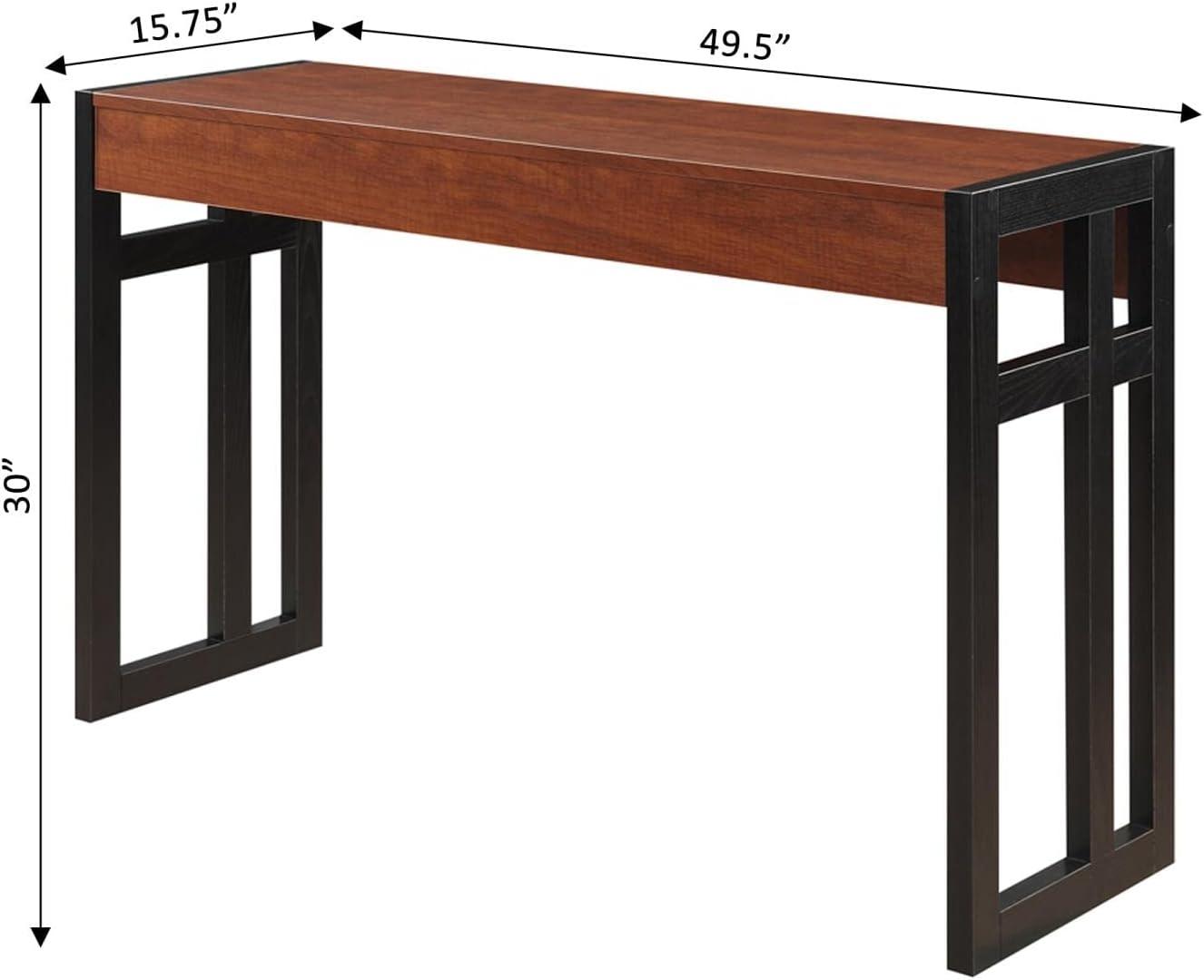 Convenience Concepts Monterey Console Table, Black/Cherry