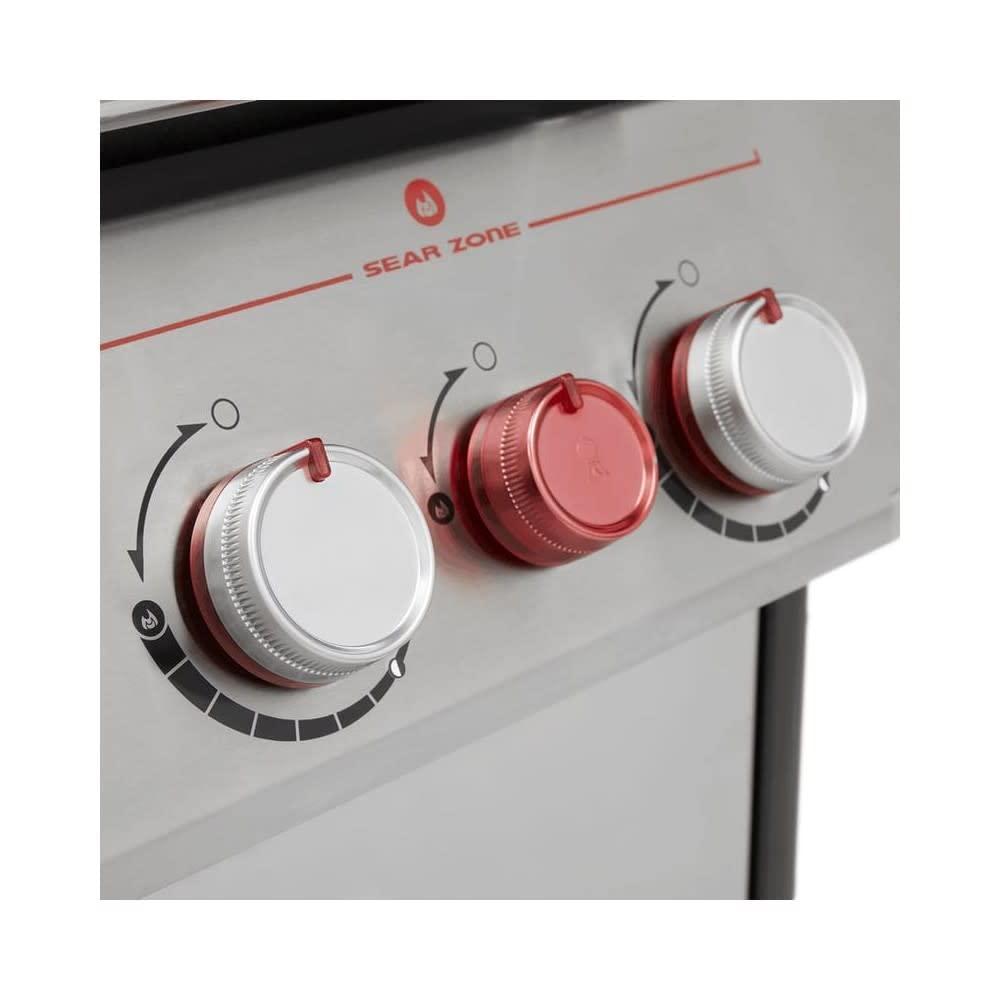 Weber Genesis SPX-435 4-Burner Propane Smart Gas Grill in Stainless Steel with Side Burner