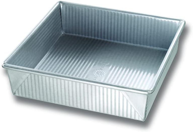 USA Pan Bakeware Nonstick Square Cake Pan, 9-inch, Aluminized Steel