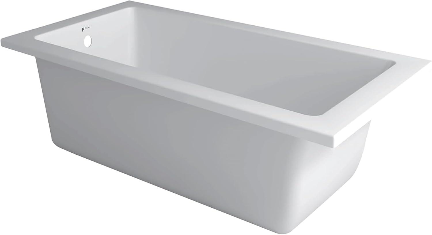 60" x 30" Drop in Soaking Bathtub