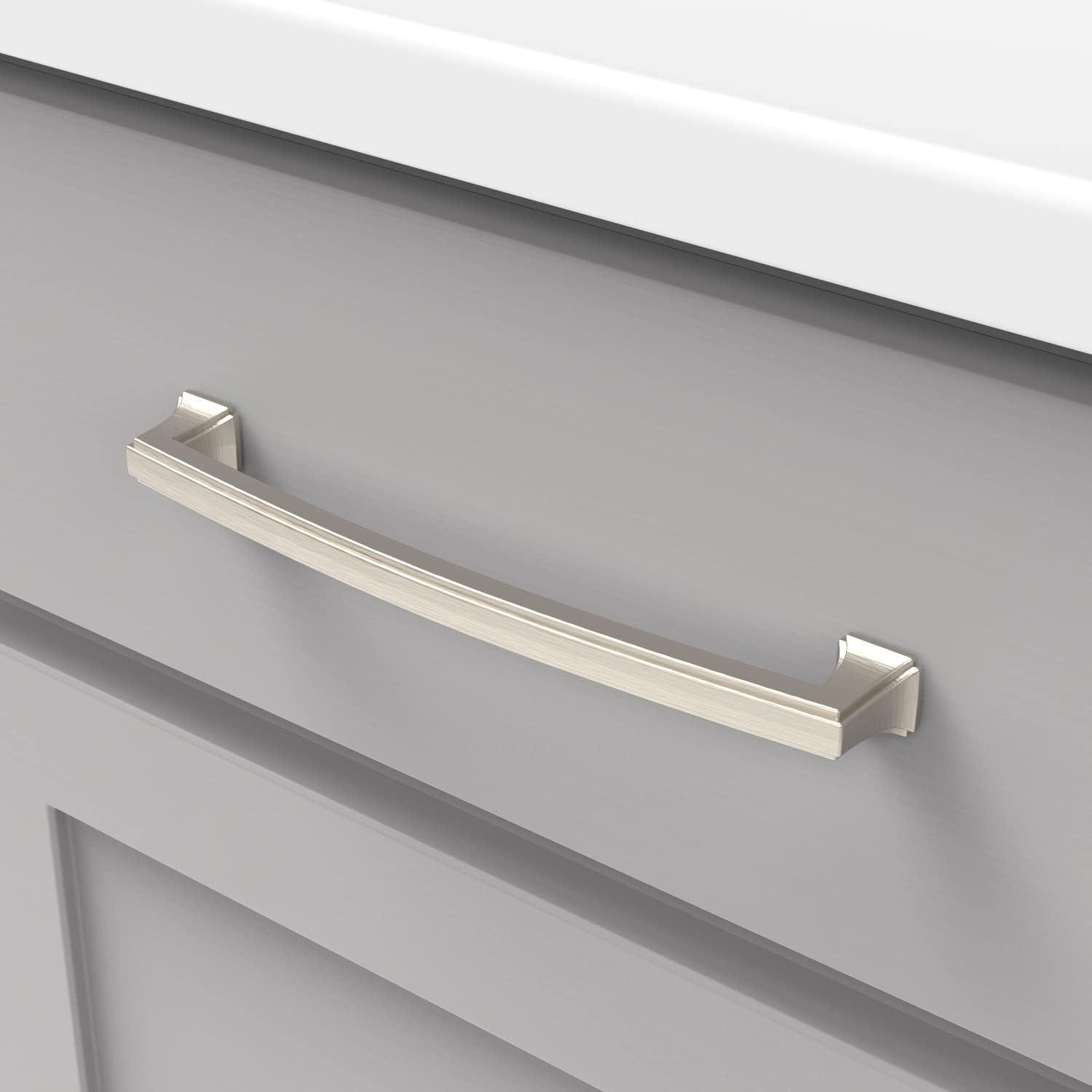 Brushed Nickel 8 3/8" Modern Cabinet Bar Handle