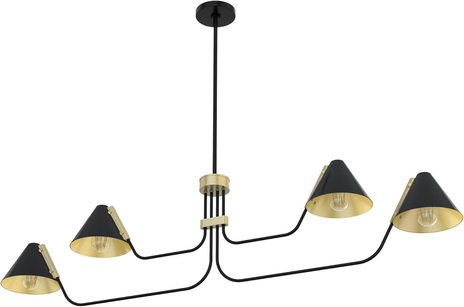 4-Light Grove Isle Chandelier - Hunter Fan