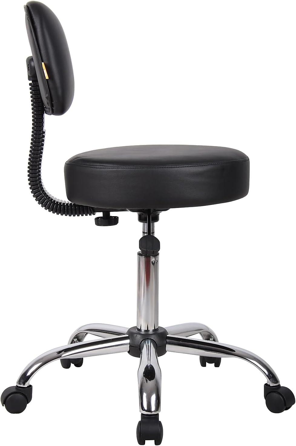 Medical Stool with Back Cushion - Boss Office Products