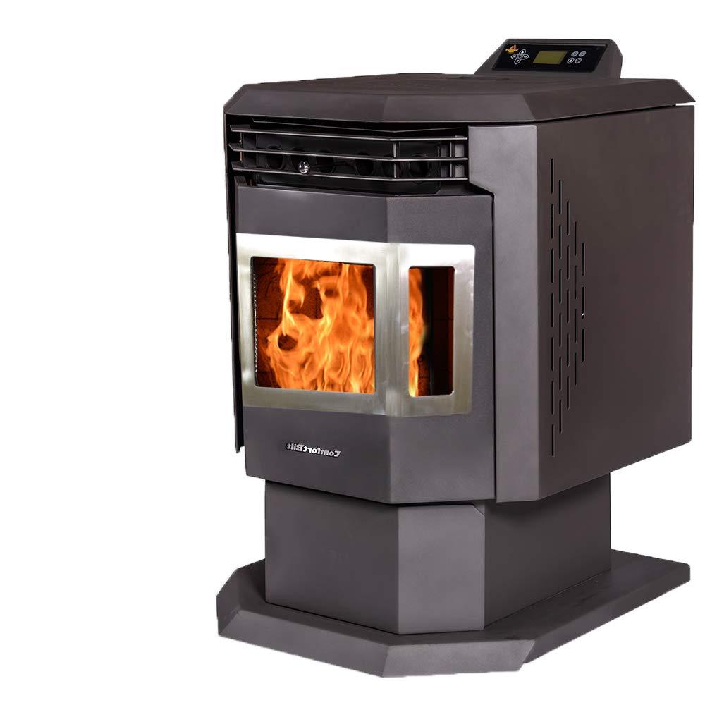 ComfortBilt Pellet Stoves HP21-Black-SS Pellet Stove