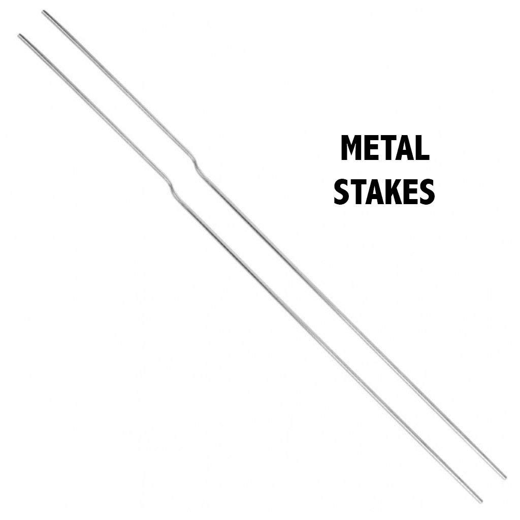 Red Heart Outdoor Valentine's Day Yard Sign Set with Stakes