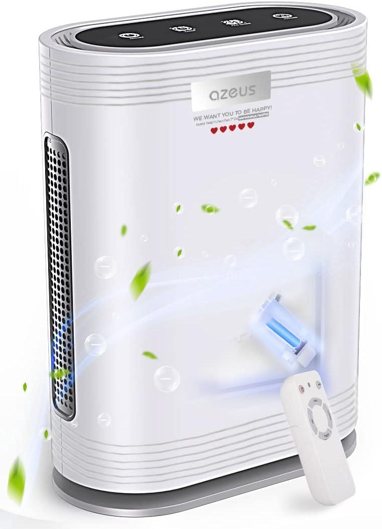 Large Room White HEPA Air Purifier with Ionic Generator