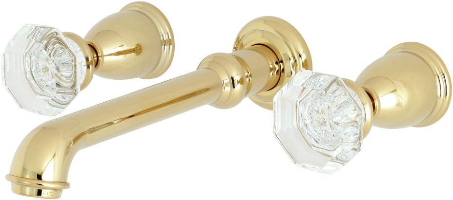 Kingston Brass Kingston Brass Celebrity Two-Handle 3-Hole Wall Mount Bathroom Faucet KS7122WCL