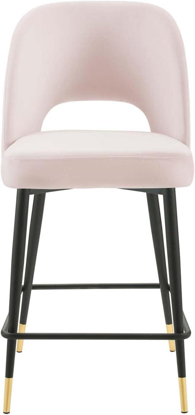 Rouse Performance Velvet Bar Stool by Modway