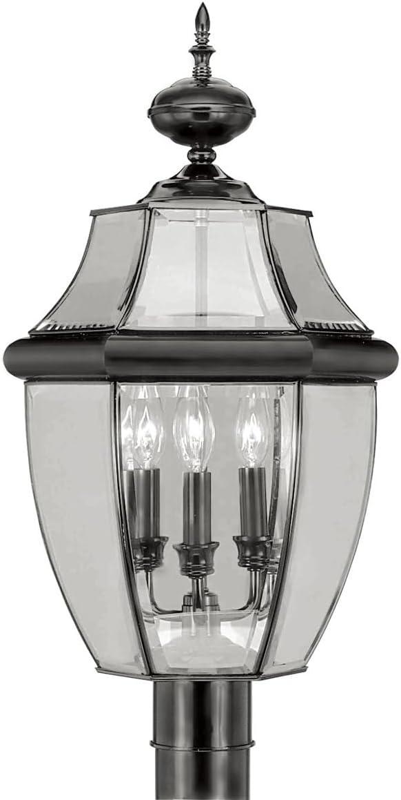 Livex Lighting Monterey 3 - Light Lantern in  Black