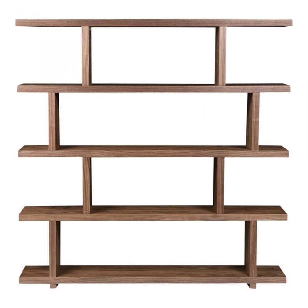Modern Staggered Bookshelf (63")
