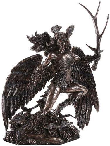 Bronze Celtic Warrior Queen Morrigan Statue 10.75 Inch