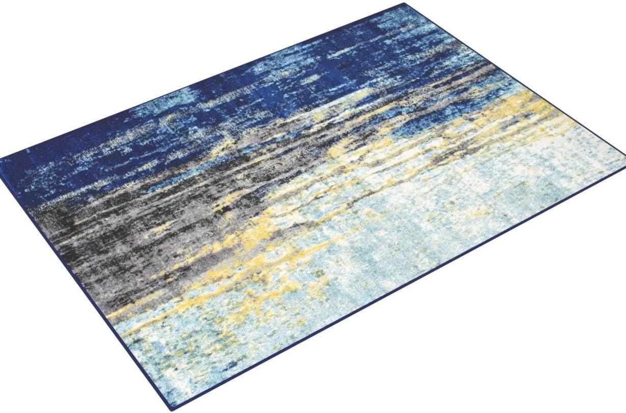 Nuloom Katharina Abstract 7x9 Area Rug for Living Room Bedroom Dining Room Kitchen, Blue/Multicolor